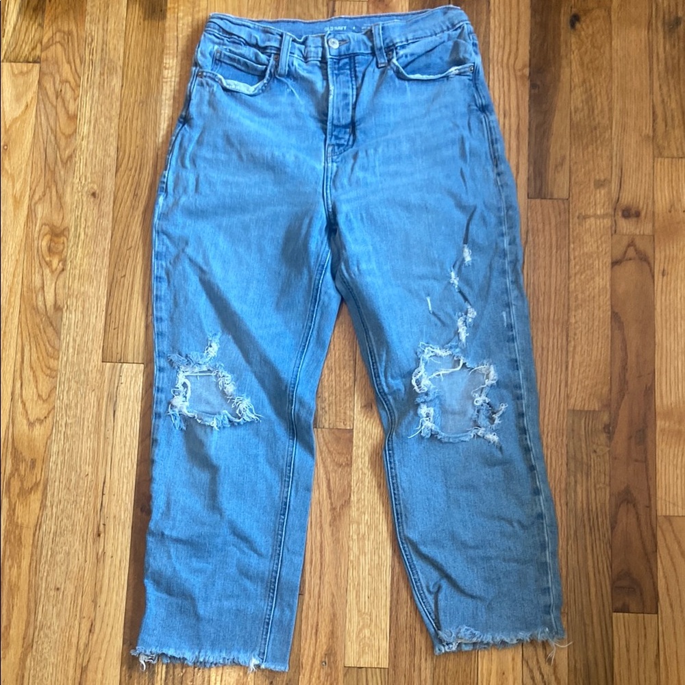Old Navy Women's High Rise Jeans - Light Blue